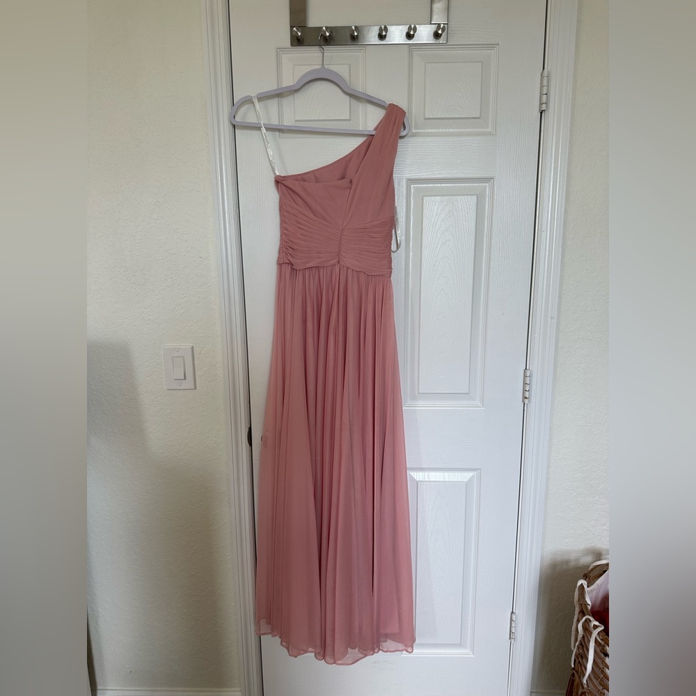 David’s Bridal One Shoulder Bridesmaid Dress - Picture 3 of 4